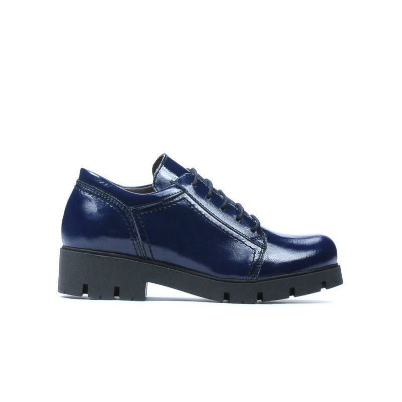 Dziecięce buty 158 lakierowane indygo