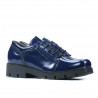 Dziecięce buty 158 lakierowane indygo