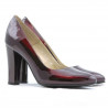 Damskie eleganckie buty 1214 lakier bordowy01