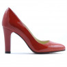 Eleganckie buty damskie 1243 lakierowane czerwone01