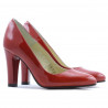Eleganckie buty damskie 1243 lakierowane czerwone01
