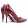 Eleganckie buty damskie 1246 lakierowane bordo