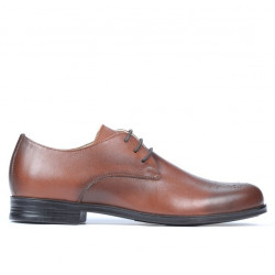 Eleganckie buty młodzieżowe 398 a brązowe