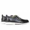 Casualowe buty męskie 7201 kawa