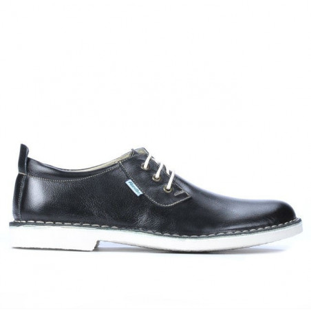 Męskie buty casual (duże rozmiary) 7201m czarne