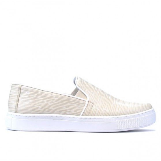 Damskie buty sportowe 658 beżowe p
