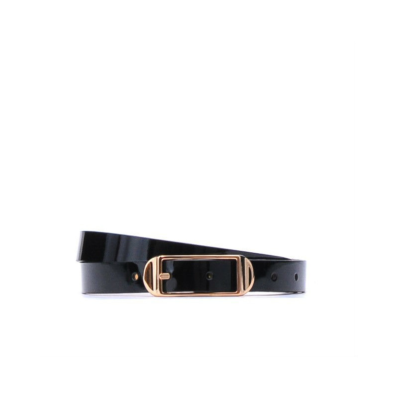 Curea dama 03m lakier czarny