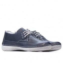 Damskie mokasyny 672 indygo