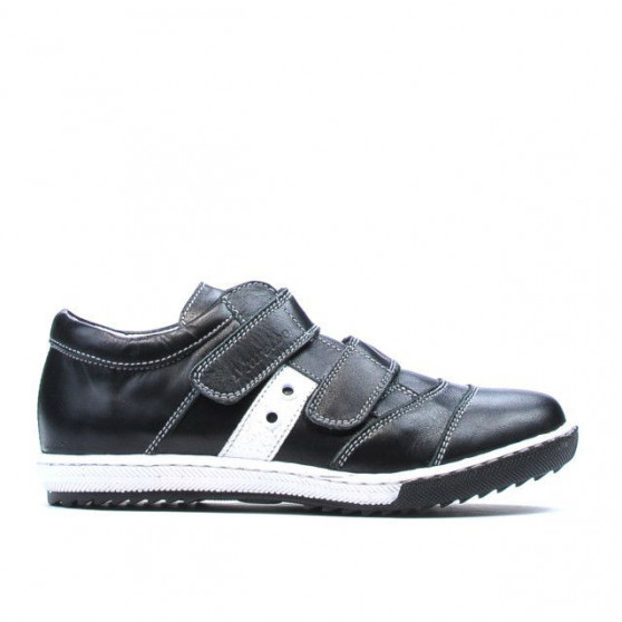 Dziecięce buty 134 czarne+białe