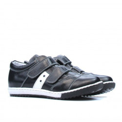 Dziecięce buty 134 czarne+białe