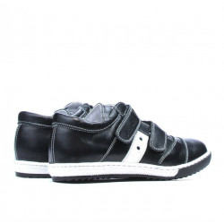 Dziecięce buty 134 czarne+białe