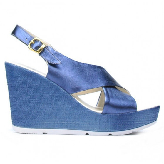 Sandały damskie 5025 indigo perłowe