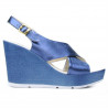 Sandały damskie 5025 indigo perłowe
