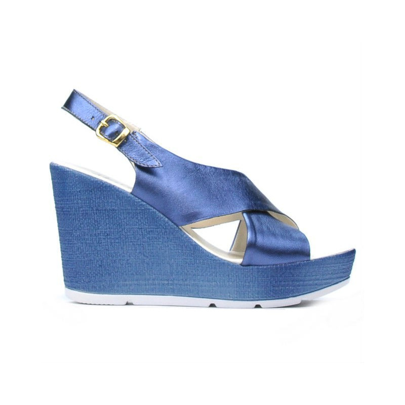 Sandały damskie 5025 indigo perłowe