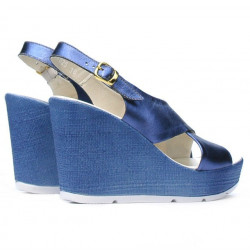 Sandały damskie 5025 indigo perłowe