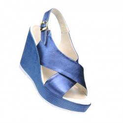 Sandały damskie 5025 indigo perłowe