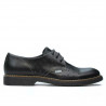 Buty casual męskie 836 czarne