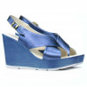 Sandały damskie 5025 indigo perłowe