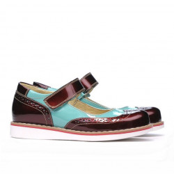 Buty dziecięce 153 lakier borbo kombinowany 01
