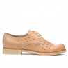 Damskie buty casual 678 karmelowe