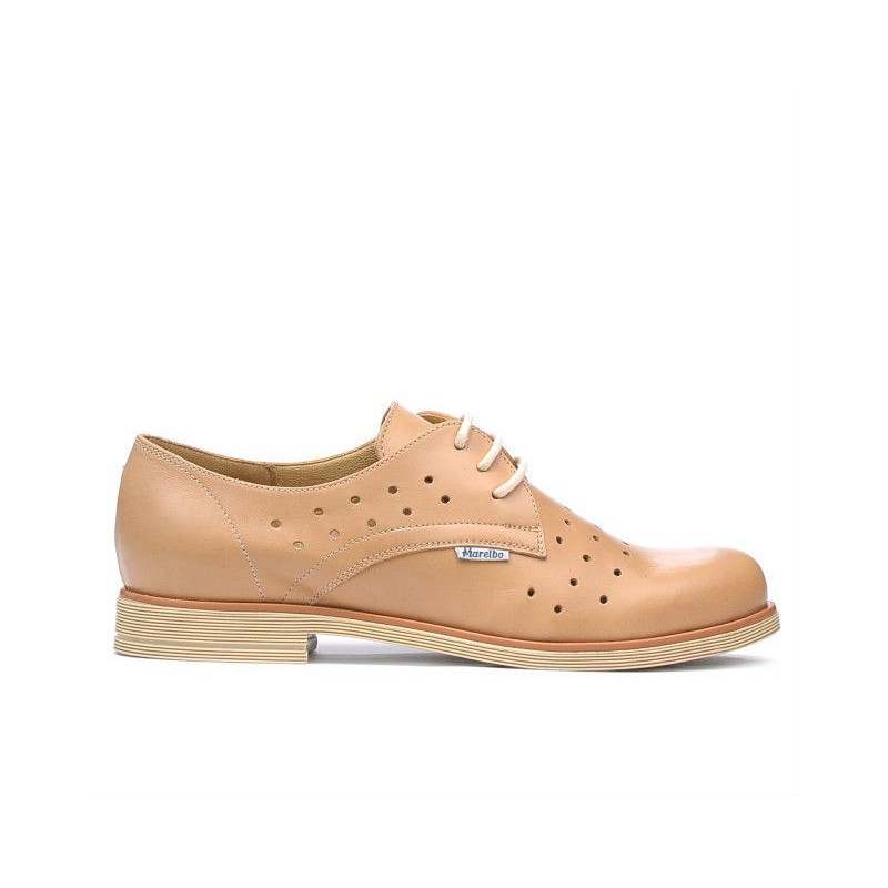 Damskie buty casual 678 karmelowe