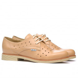 Damskie buty casual 678 karmelowe