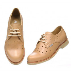 Damskie buty casual 678 karmelowe