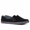 Damskie buty sportowe 624 czarne welurowe