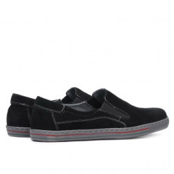 Damskie buty sportowe 624 czarne welurowe