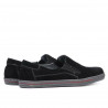 Damskie buty sportowe 624 czarne welurowe