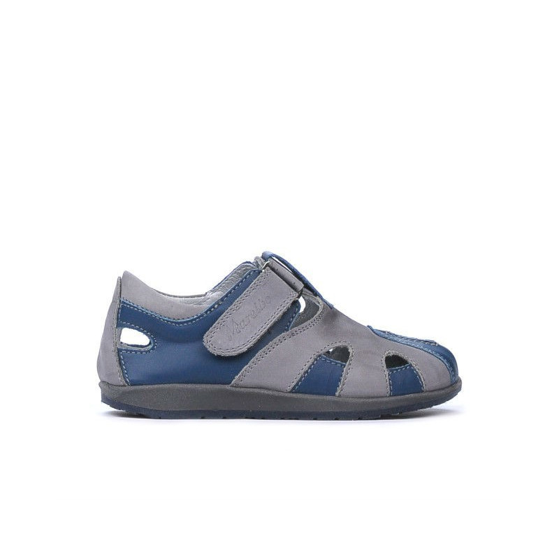 Buty dziecięce małe 07c indigo+szary