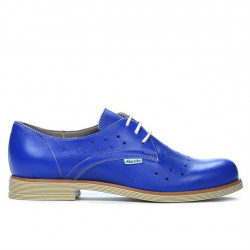 Damskie buty casual 678 niebieski elektryczny