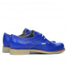 Damskie buty casual 678 niebieski elektryczny