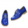 Damskie buty casual 678 niebieski elektryczny