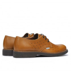 Buty casual męskie 836 brązowe