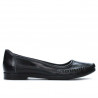 Baleriny damskie 676 czarne