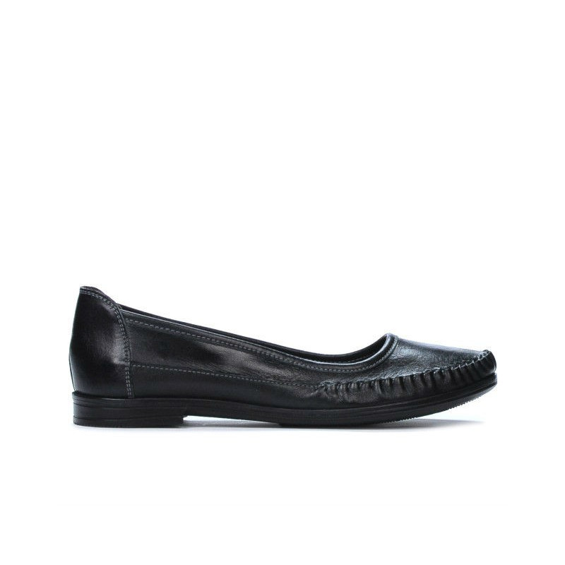 Baleriny damskie 676 czarne
