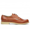 Damskie buty casual 678 brązowe