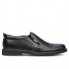 Męskie buty casual (duże rozmiary) 7200mp czarny perforowany