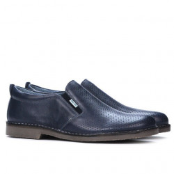Buty casual męskie (duże rozmiary) 7200mp indygo