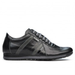 Męskie buty sportowe 711 czarne+szare