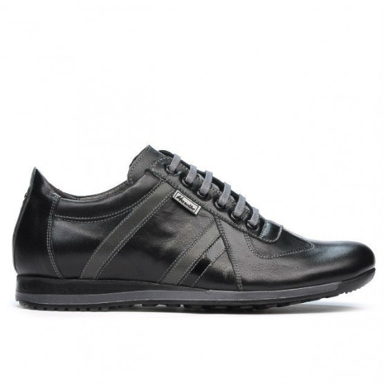 Męskie buty sportowe 711 czarne+szare