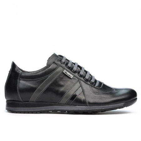 Męskie buty sportowe 711 czarne+szare