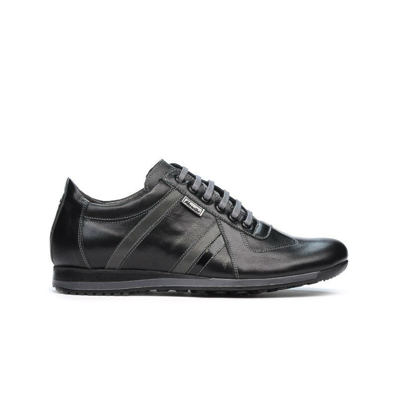 Męskie buty sportowe 711 czarne+szare
