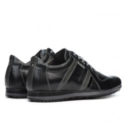 Męskie buty sportowe 711 czarne+szare