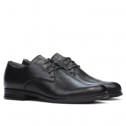 Eleganckie buty młodzieżowe 398 czarne
