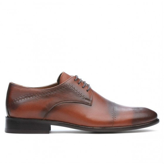 Eleganckie buty męskie 822 a brązowe