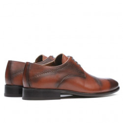 Eleganckie buty męskie 822 a brązowe