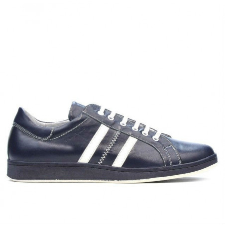Buty sportowe męskie 959 indygo+białe