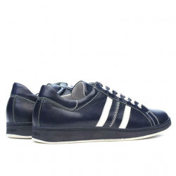 Buty sportowe męskie 959 indygo+białe